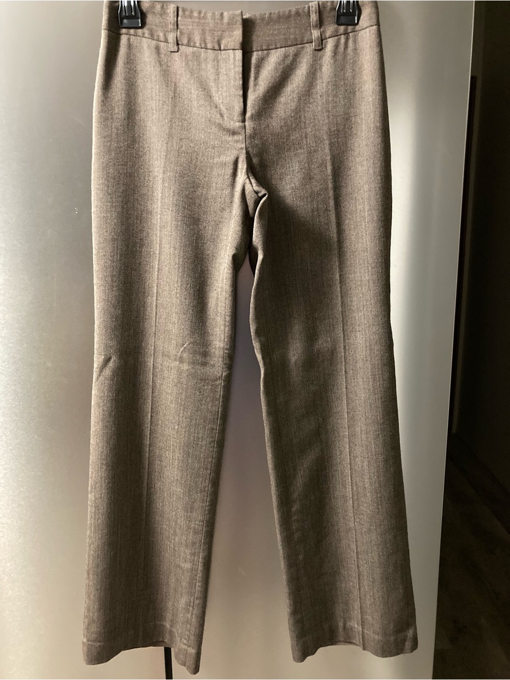 LOFT Women's Brown Straight-Leg Dress Pants size 00P